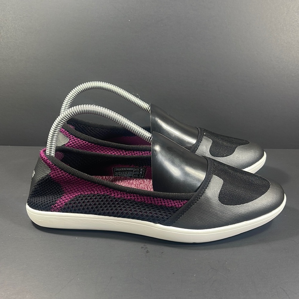 Teva Hydro Life Slip On Ballerina Flats Black Purple